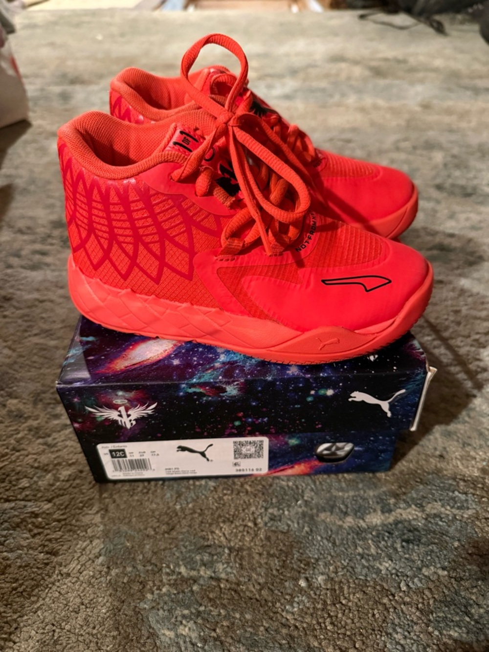PUMA LaMelo Ball MB.01 'Red Blast' sneakers